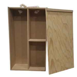 Caja de Tres Divisiones