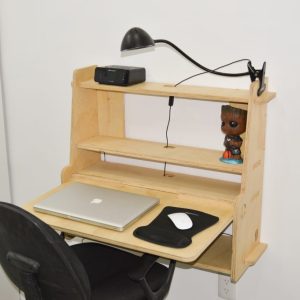 Escritorio de Pared Plegable Natural